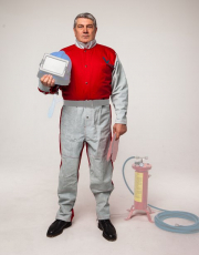 Комбинезон пескоструйщика Вектор - Окрасочное и абразивоструйное оборудование в Екатеринбурге, купить абразивоструйные и покрасочные аппараты в магазине anticorpremium.ru